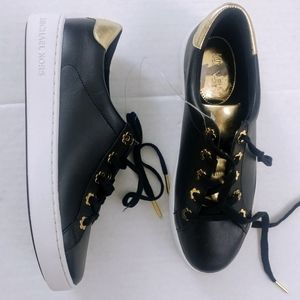 Michael Kors MK Black Gold. Sneakers Size 7.5M